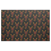 Flammen-Skorpion-Muster Stoff (Fat Quarter (45,7 x 55,9 cm))