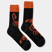 Flammen-Skorpion-Socken Socken (Rechts)