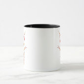Flammen-Stammeshirnschädel-Jagd-Design Tasse (Zentrum)