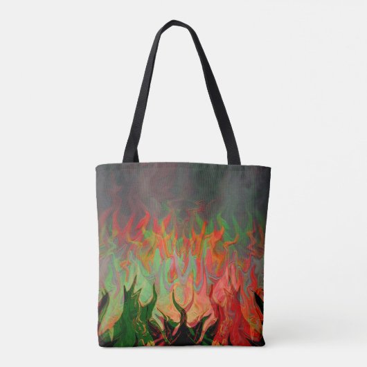 Flammen...... Tasche (Rückseite)