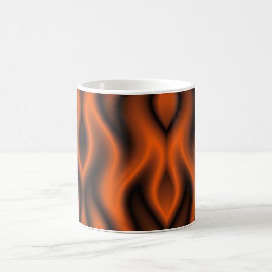 Flammen-Tasse Kaffeetasse (Mittel)
