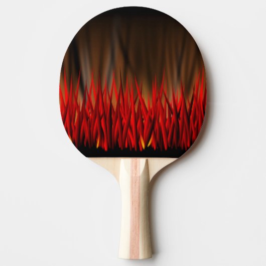 FLAMMEN TISCHTENNIS SCHLÄGER (Vorderseite)