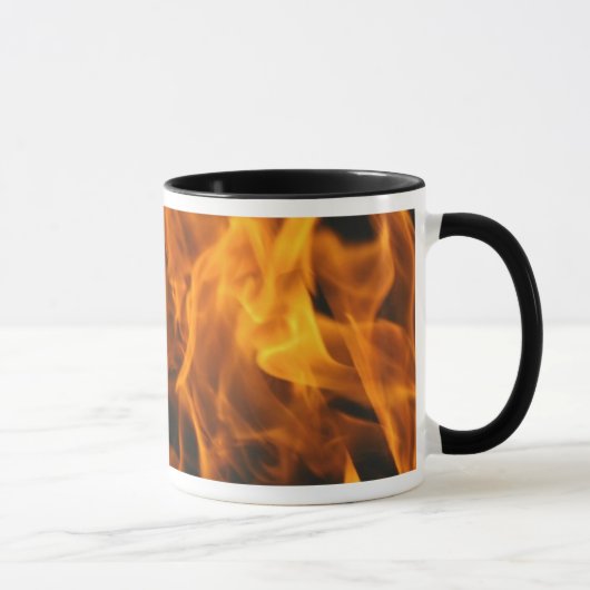 Flammen und Feuer Tasse (Rechts)