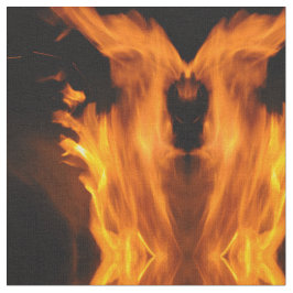 Flammen und Flammen Abstrakt Stoff