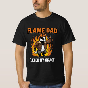 Flammen-Vater, angefeuert von Grace Dachs T-Shirt