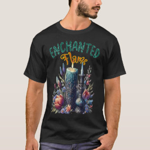 Flammen verzaubert: Kerzen brennen T-Shirt