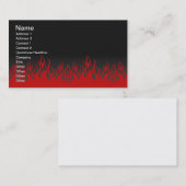 Flammen-Visitenkarte Visitenkarte (Vorne/Hinten)