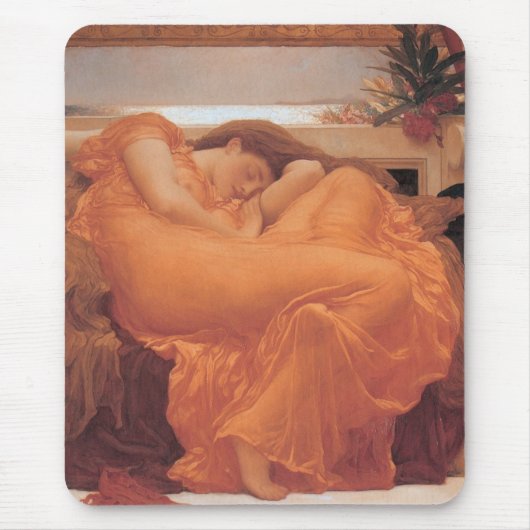 Flammen von Juni durch Frederick Leighton Mousepad (Vorne)