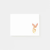 Flammen von Phoenix Post-it Klebezettel (Vorderseite)