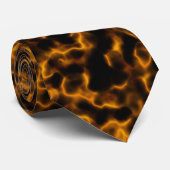 Flammen von Plasma Neck Zie Krawatte (Gerollt)