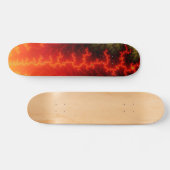 Flammen-Zickzack-Skateboard Skateboard (Horizontal)