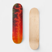 Flammen-Zickzack-Skateboard Skateboard (Vorderseite)
