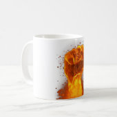 Flammenanfall Kaffeetasse (Vorderseite Links)