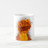 Flammenanfall Kaffeetasse (Mittel)