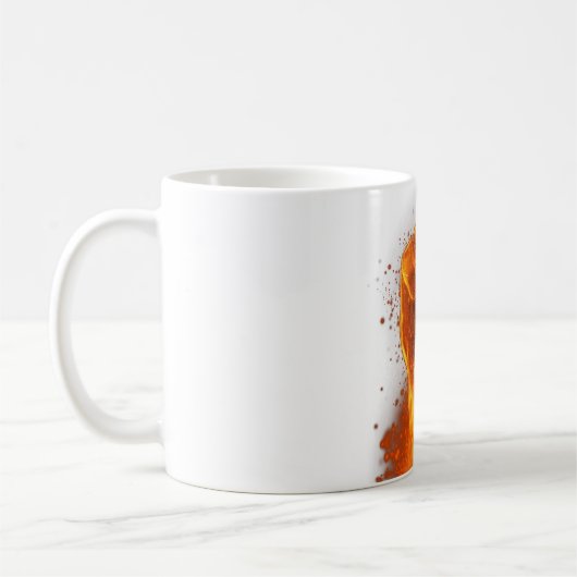 Flammenanfall Kaffeetasse (Links)