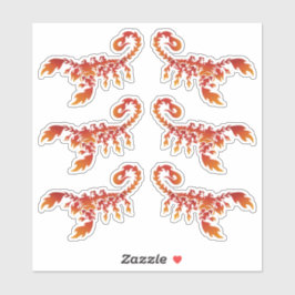 Flammenaufkleber-Set Aufkleber