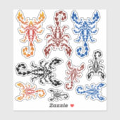 Flammenaufkleber-Set Aufkleber (Blatt)