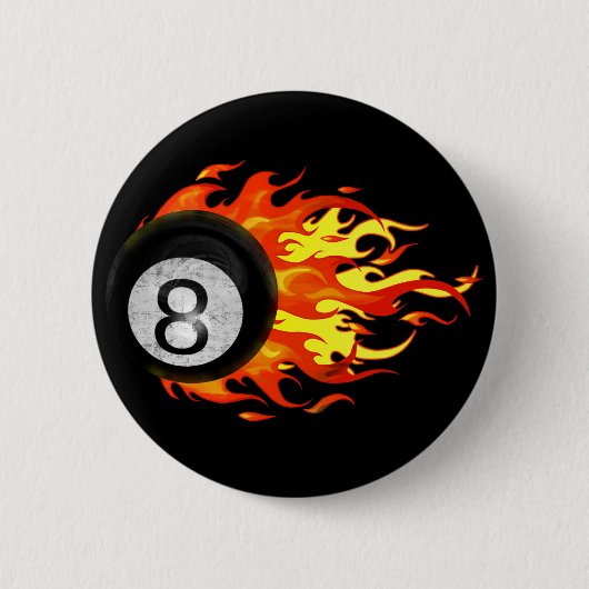 Flammenball 8 button (Vorderseite)
