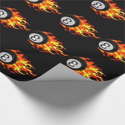 Flammenball 8 geschenkpapier (Ecke)