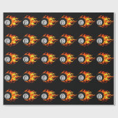 Flammenball 8 geschenkpapier (Flach)