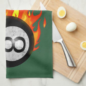 Flammenball 8 handtuch (Viertel Falte)