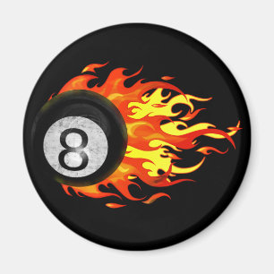 Flammenball 8 magnet