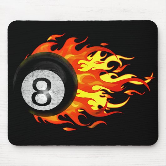 Flammenball 8 mousepad (Vorne)
