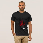 Flammenball 8 T-Shirt (Vorne ganz)