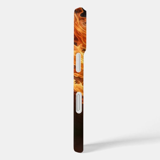 Flammenbasketball im Hoop Case-Mate iPhone Hülle (Rückseite / Rechts)