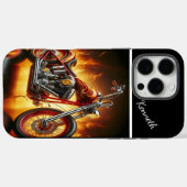 Flammenbemalter Chopper Case-Mate iPhone Hülle (Rückseite (Horizontal))