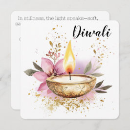 Flammenblätter, Diwali Feiertagskarte