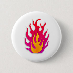 Flammenbrennbare Feuerbrände Button