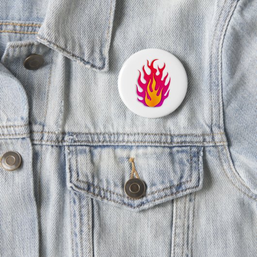 Flammenbrennbare Feuerbrände Button (Beispiel)