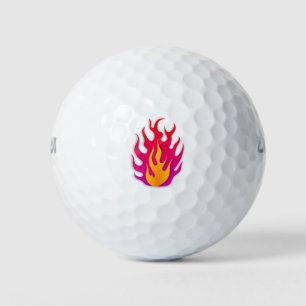 Flammenbrennbare Feuerbrände Golfball