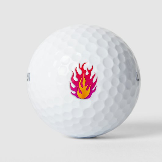 Flammenbrennbare Feuerbrände Golfball (Vorderseite)
