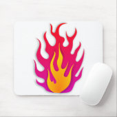 Flammenbrennbare Feuerbrände Mousepad (Mit Mouse)