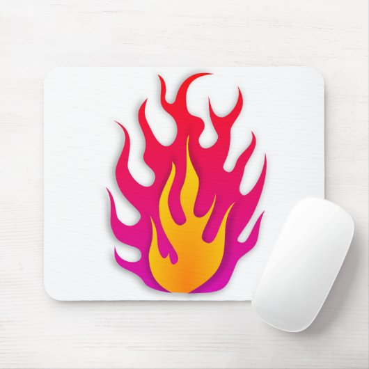 Flammenbrennbare Feuerbrände Mousepad (Mit Mouse)