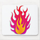 Flammenbrennbare Feuerbrände Mousepad (Vorne)