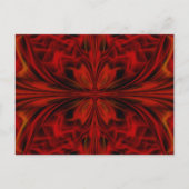 Flammenbutterfly 1 postkarte (Vorderseite)