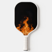 Flammend pickleball schläger (Rückseite)