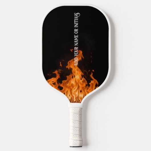 Flammend pickleball schläger (Vorderseite)