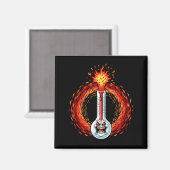 Flammend wütendes Thermometer extreme Hitze Wut Magnet (Vorderseite/Rückseite)