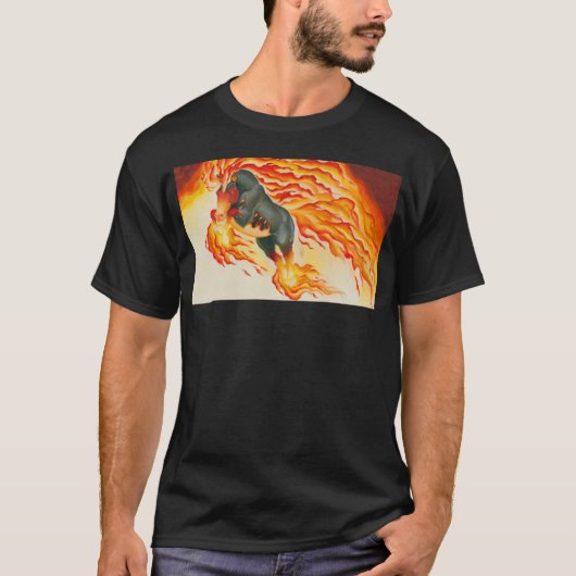Flammende Albträume T-Shirt (Vorderseite)