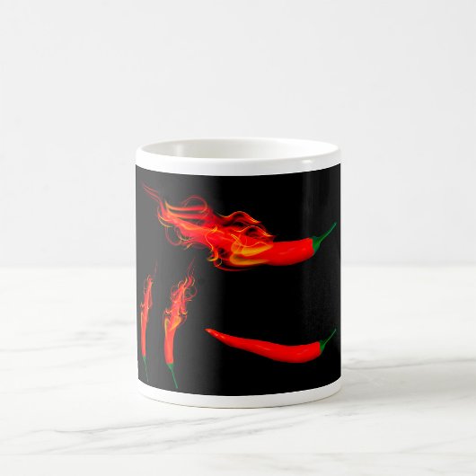 Flammende Chili Paprika Kaffeetasse