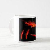Flammende Chili Paprika Kaffeetasse (Vorderseite Links)