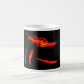 Flammende Chili Paprika Kaffeetasse (Mittel)