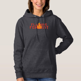 Flammende feministische RBG Feminismus Flammen 20 Hoodie