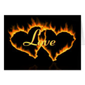 Flammende Herzen (Vorderseite (Horizontal))