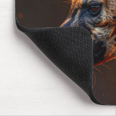 Flammende Hyäne Mousepad (Ecke)