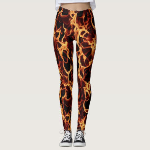 Flammende Leggings für das harte Training